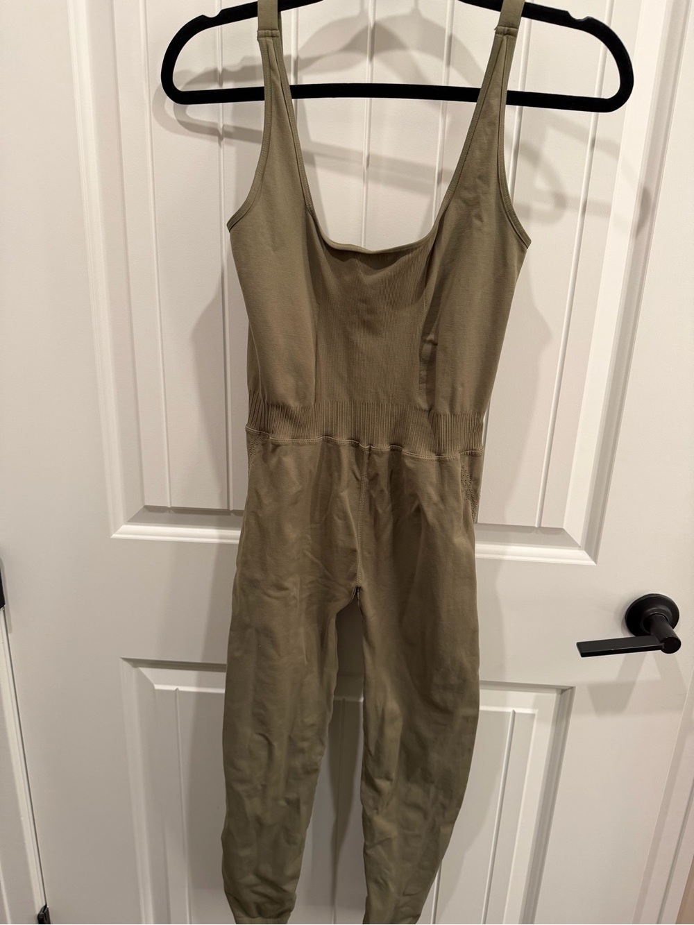 Free People Movement Good Karma Onesie Jumpsuit Olive Green Size M/L